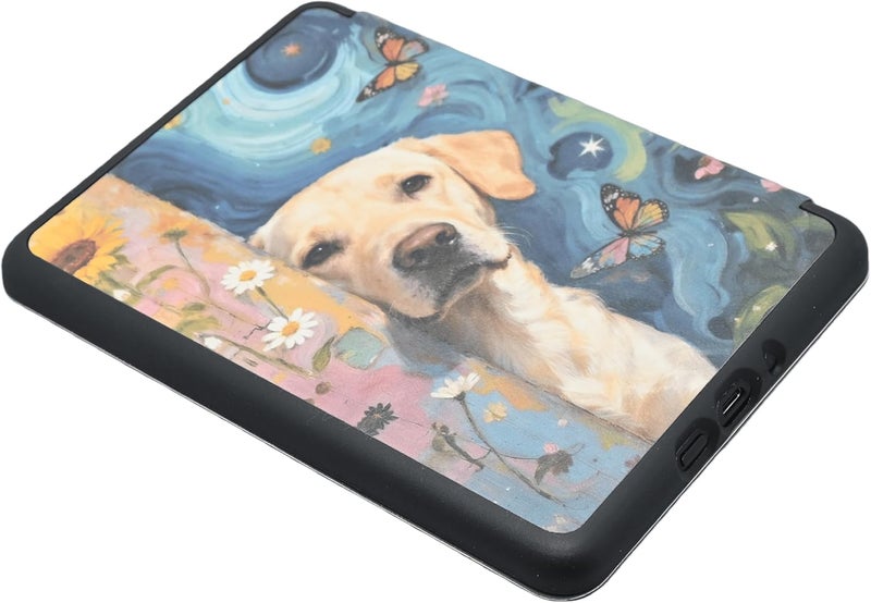 Tpacc Case for Kindle Paperwhite 12th Gen 2024 (7") & Kindle Colorsoft Signature Edition, Lightweight PU Leather Smart Protective Cover with Auto Sleep Wake, Hand Strap, Funny Dog - Image 5